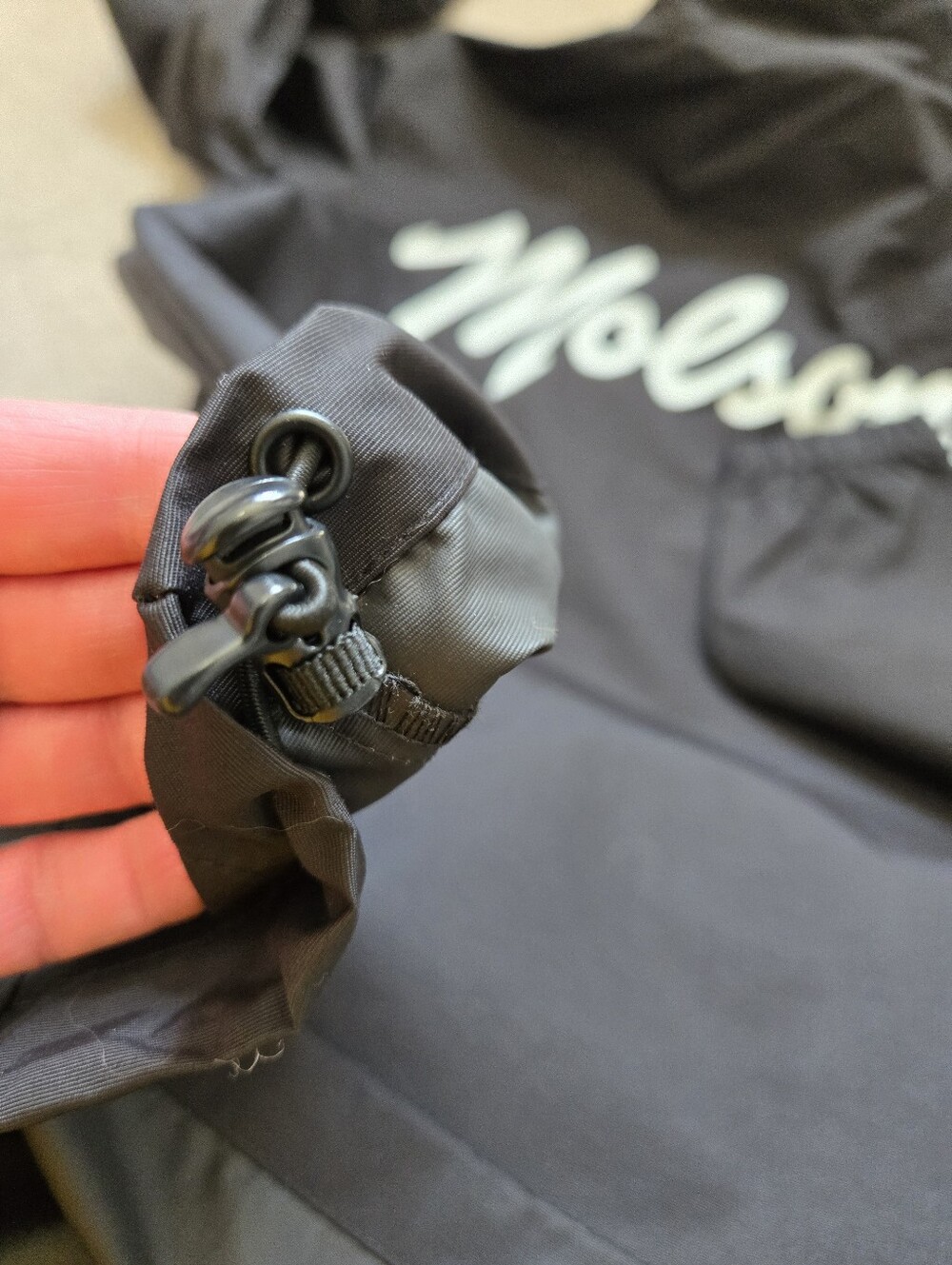 Mitchell & Ness ×Molson NHL NWT Black Pullover Nylon Windbreaker. Size Medium - Picture 14 of 14
